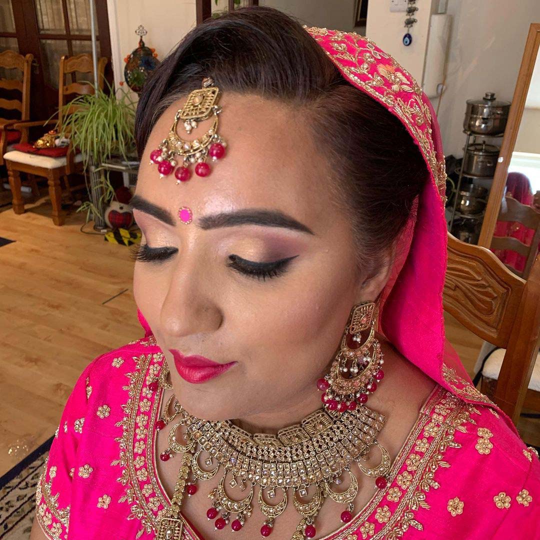 Sikh bride on her wedding day